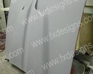 FX Designs - Chevrolet Camaro FX Design Fiberglass Hoods Style Ram Air Hood - FX-901