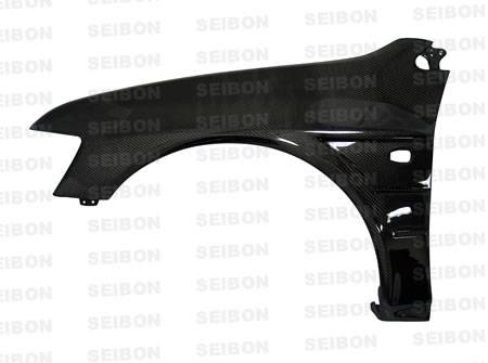 Seibon - Mitsubishi Lancer 10MM Wide Seibon Carbon Fiber Body Kit- Fenders! FF0305MITEVO8