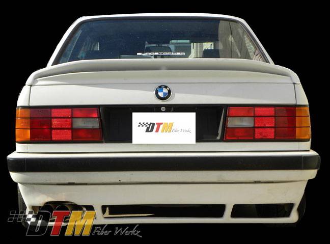 DTM Fiberwerkz - BMW 3 Series DTM Fiberwerkz US DTM Style Rear Apron - E30 Euro DTM
