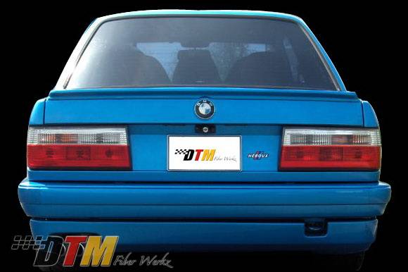 DTM Fiberwerkz - BMW 3 Series DTM Fiberwerkz Hartge Style Rear Apron - E30-HARTGE-S