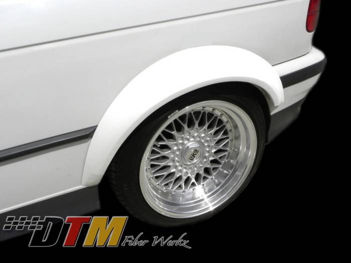 DTM Fiberwerkz - BMW 3 Series DTM Fiberwerkz GTR-S Style Rear Wide Body Fender Flares - E36GTR-SFend