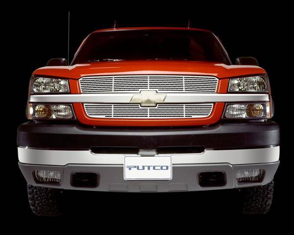 Putco - Chevrolet Silverado Putco Blade Grille - Stainless Steel - 24107
