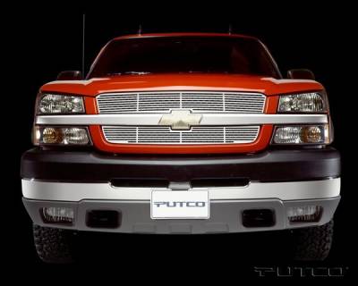 Putco - Chevrolet Silverado Putco Blade Grille - Stainless Steel - 24137