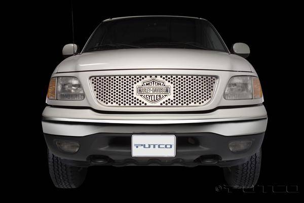 Putco - Ford F150 Putco Punch Grille Insert with Bar & Shield - 52104