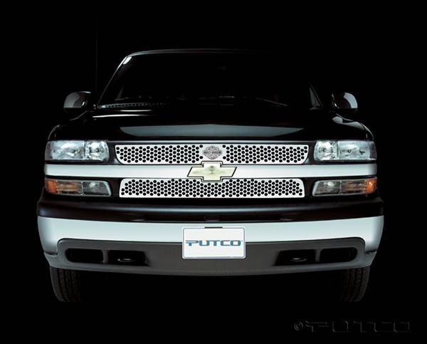 Putco - Chevrolet Tahoe Putco Punch Grille Insert with Bar & Shield - 52108