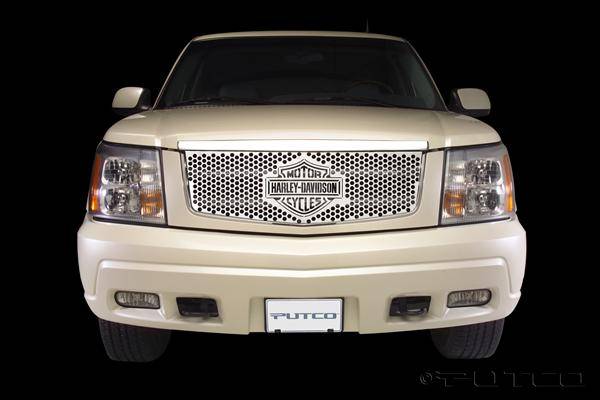 Putco - Cadillac Escalade Putco Punch Grille Insert with Bar & Shield - 52115