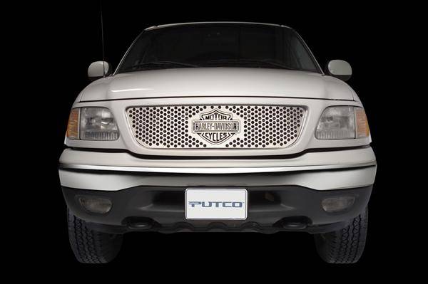 Putco - Dodge Ram Putco Punch Grille Insert with Bar & Shield - 52134