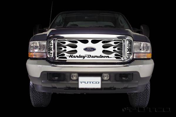 Putco - Ford F250 Superduty Putco Flaming Inferno Grille Insert - 53305
