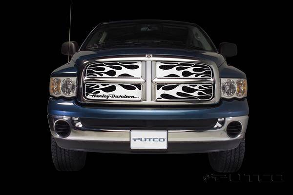Putco - Dodge Ram Putco Flaming Inferno Grille Insert - 53332