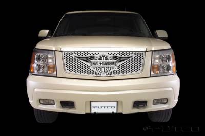 Putco - Cadillac Escalade Putco Punch Grille Insert with Wings Logo - 56115