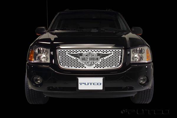 Putco - GMC Envoy Putco Punch Grille Insert with Wings Logo - 56133