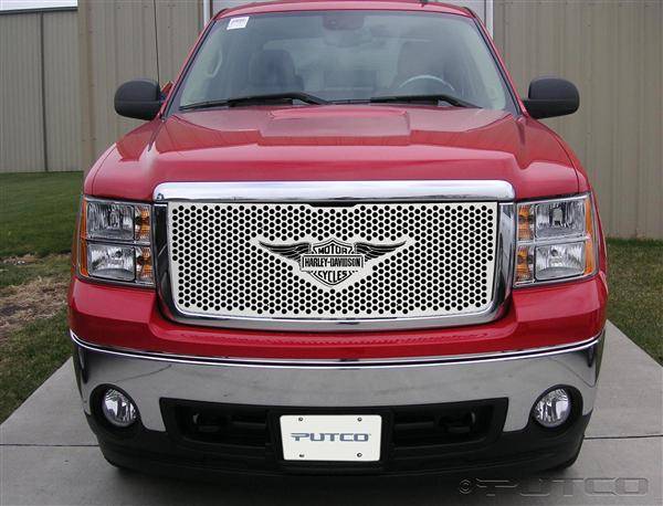 Putco - GMC Sierra Putco Punch Grille Insert with Wings Logo - 56196