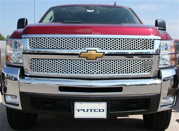 Putco - Chevrolet Silverado Putco Designer FX Grille - Diamond Pattern Design - 64295