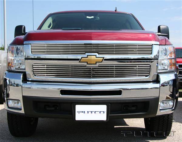Putco - Chevrolet Silverado Putco Boss Shadow Billet Grille - 79163