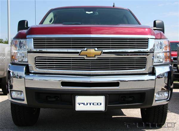 Putco - Chevrolet Silverado Putco Boss Shadow Billet Grille - 79189