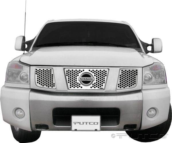 Putco - Nissan Titan Putco Punch Stainless Steel Grille - 84127