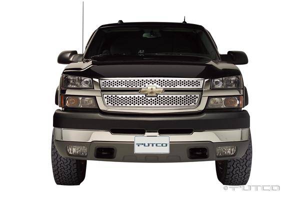 Putco - Chevrolet Silverado Putco Punch Stainless Steel Grille - 84157