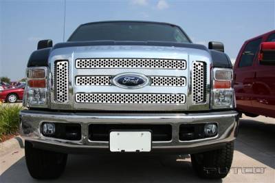 Putco - Ford F250 Superduty Putco Punch Stainless Steel Grille - 84197