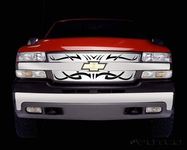 Putco - Chevrolet Silverado Putco Tribe Stainless Steel Grille - 85107