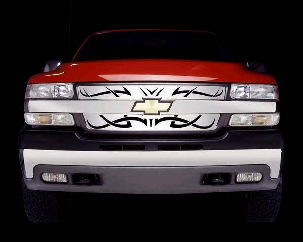 Putco - Chevrolet Silverado Putco Tribe Stainless Steel Grille - 85157