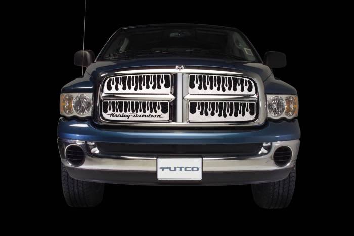 Putco - Chevrolet Silverado Putco Flaming Inferno Stainless Steel Grille - 89101