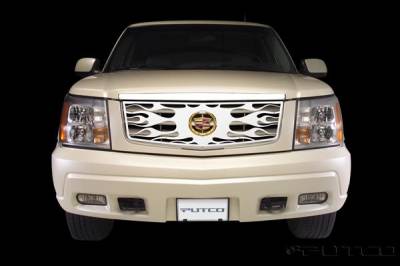 Putco - Cadillac Escalade Putco Flaming Inferno Stainless Steel Grille - 89115