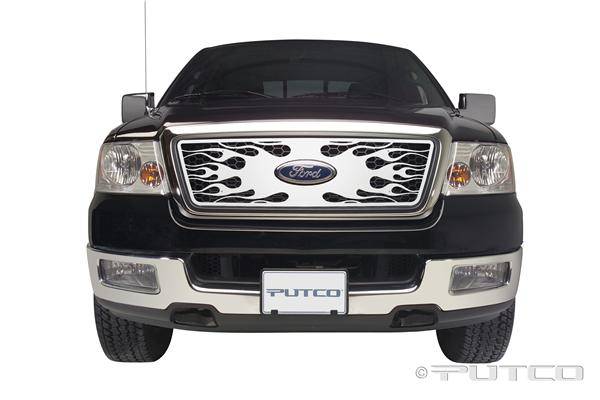 Putco - Ford F150 Putco Flaming Inferno Stainless Steel Grille - 89142