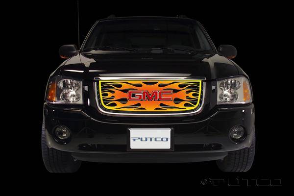 Putco - GMC Envoy Putco Flaming Inferno Stainless Steel Grille - 4 Color - 89336