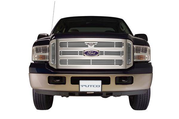 Putco - Ford F350 Superduty Putco Liquid Grille Insert with Wings Logo - 94155