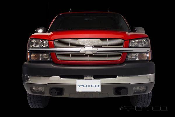 Putco - Chevrolet Silverado Putco Liquid Grille Insert with Classic Logo - 94237