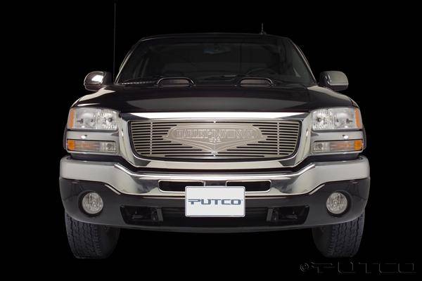 Putco - GMC Sierra Putco Liquid Grille Insert with Classic Logo - 94238