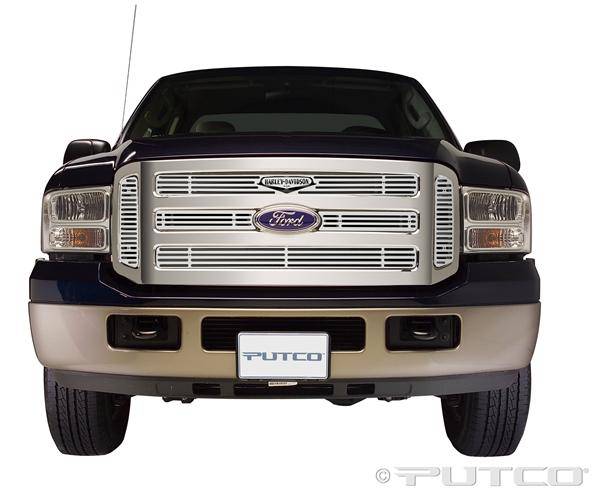 Putco - Ford F250 Superduty Putco Liquid Grille Insert with Classic Logo - 94255