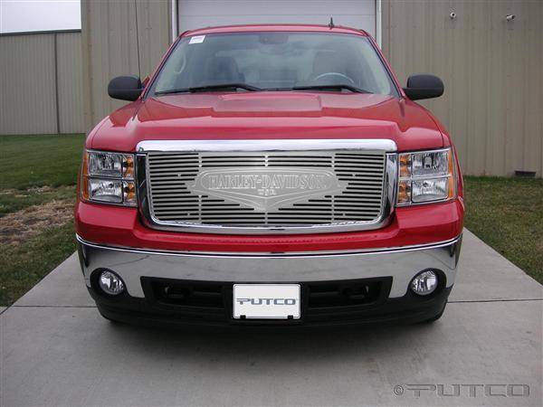 Putco - GMC Sierra Putco Liquid Grille Insert with Classic Logo - 94290