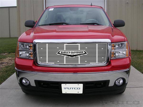 Putco - GMC Sierra Putco Liquid Grille Insert with Classic Logo - 94296