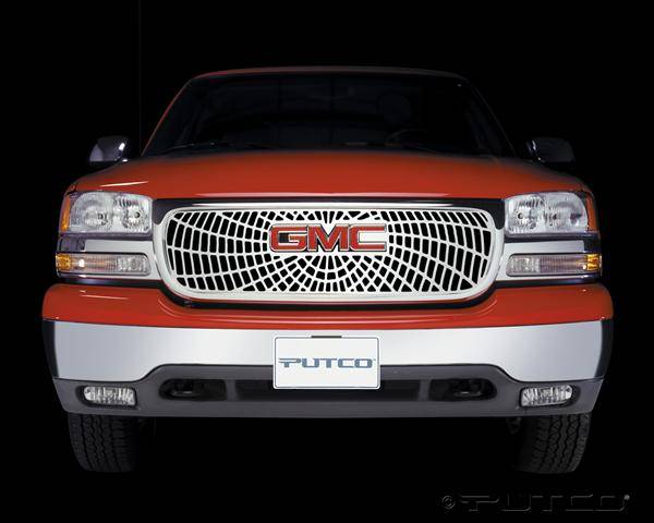 Putco - GMC Sierra Putco Liquid Spider Web Grille - 303102
