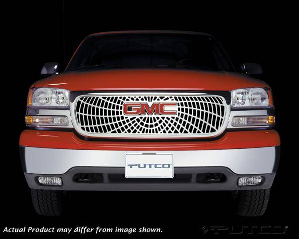 Putco - GMC Sierra Putco Liquid Spider Web Grille - 303119