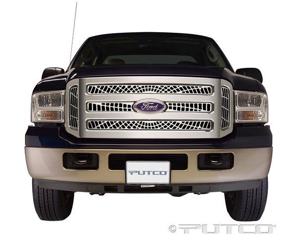 Putco - Ford F350 Superduty Putco Liquid Spider Web Grille - 303155
