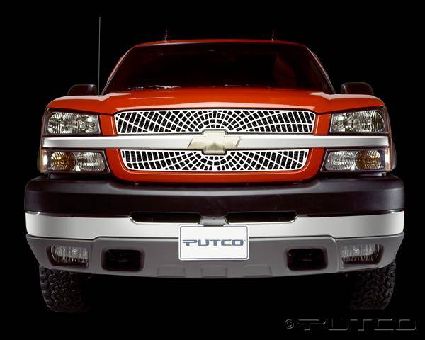Putco - Chevrolet Silverado Putco Liquid Spider Web Grille - 303157