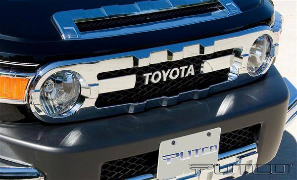 Putco - Toyota FJ Cruiser Putco Chrome Trim Grille Covers - 403522