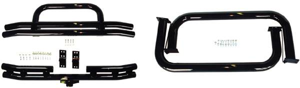 Omix - Rugged Ridge Tubular Bumper Nerf Bar Kit - Black Powdercoated - 11501-04