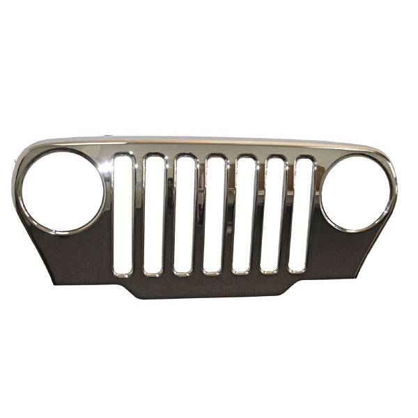 Omix - Omix Grille Cover - Chrome - 12033-01