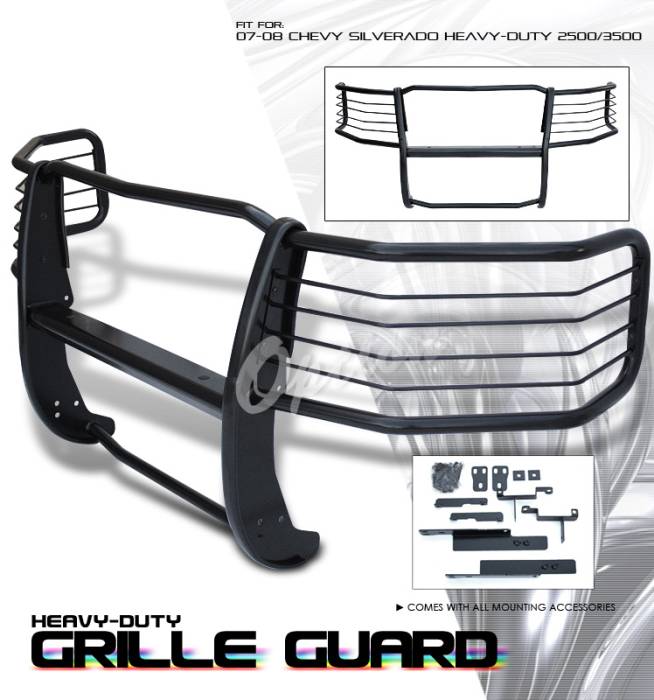OptionRacing - Chevrolet Silverado Option Racing Grille Guard - 27-15139