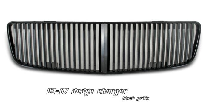 OptionRacing - Dodge Charger Option Racing Vertical Sport Grille - 64-17128