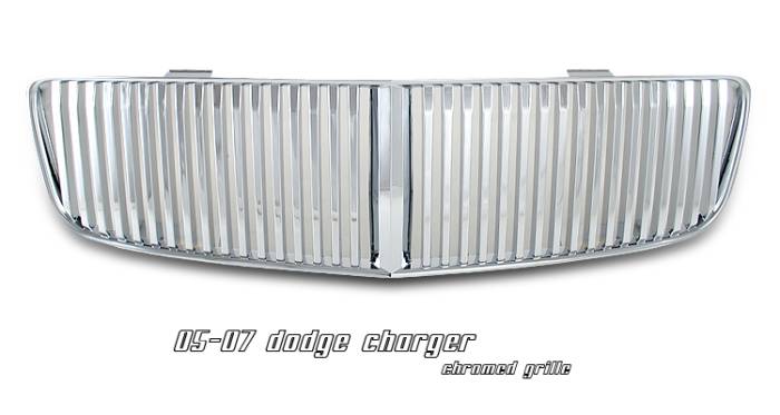 OptionRacing - Dodge Charger Option Racing Vertical Sport Grille - 64-17129