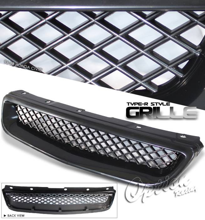 OptionRacing - Honda Civic Option Racing Type-R Sport Grille - 64-20181