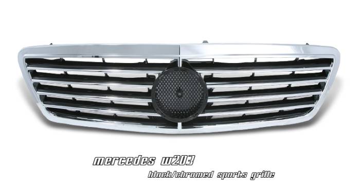 OptionRacing - Mercedes-Benz C Class Option Racing Sport Grille - 64-32166