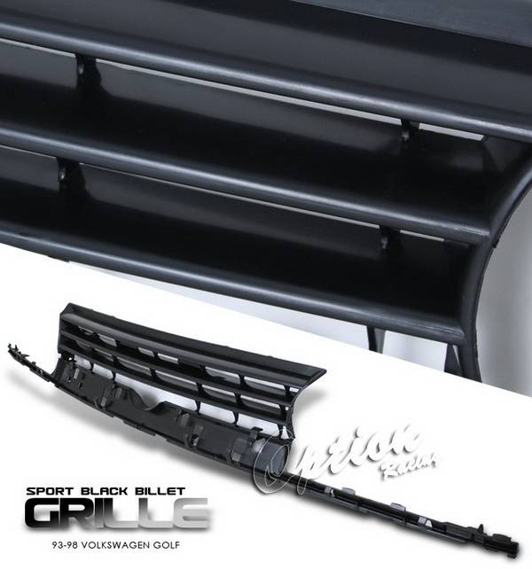 OptionRacing - Volkswagen Golf Option Racing Black Grille - Performance Style - 64-45190