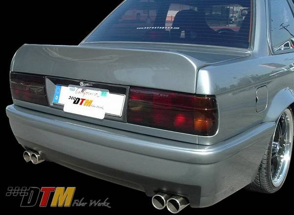 DTM Fiberwerkz - BMW 3 Series DTM Fiberwerkz E46 Style Rear Bumper - E30-CSL-E46
