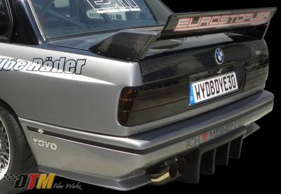 DTM Fiberwerkz - BMW 3 Series DTM Fiberwerkz GTR Style Rear Bumper - E30-M3-GTR-S