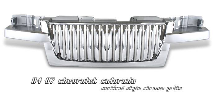 OptionRacing - Chevrolet Colorado Option Racing Vertical Grille - 65-15112